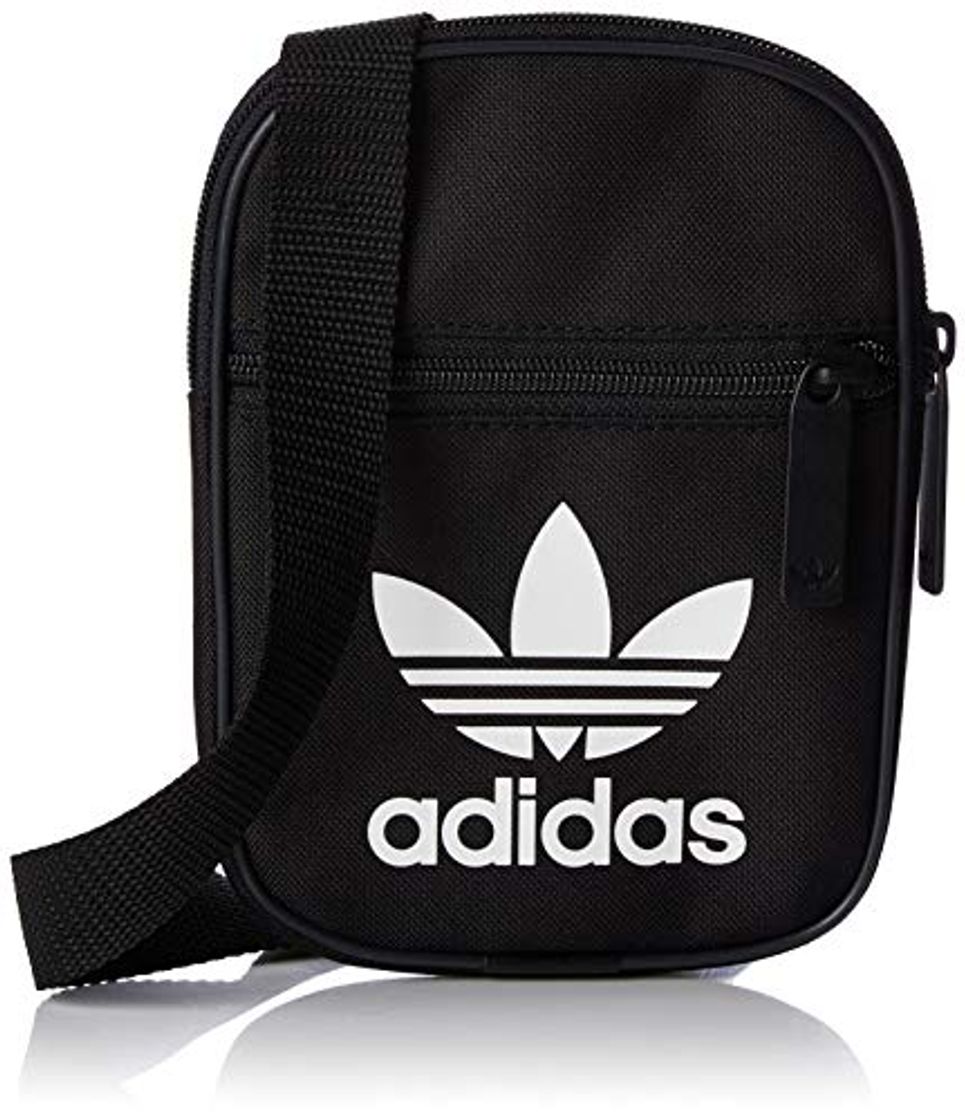 Fashion Adidas Adidas Trefoil Festival Bag DV2405 Bolso Bandolera 17 Centimeters 1 Negro