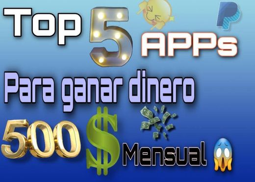 Top 5 Apps para ganar dinero para PayPal 