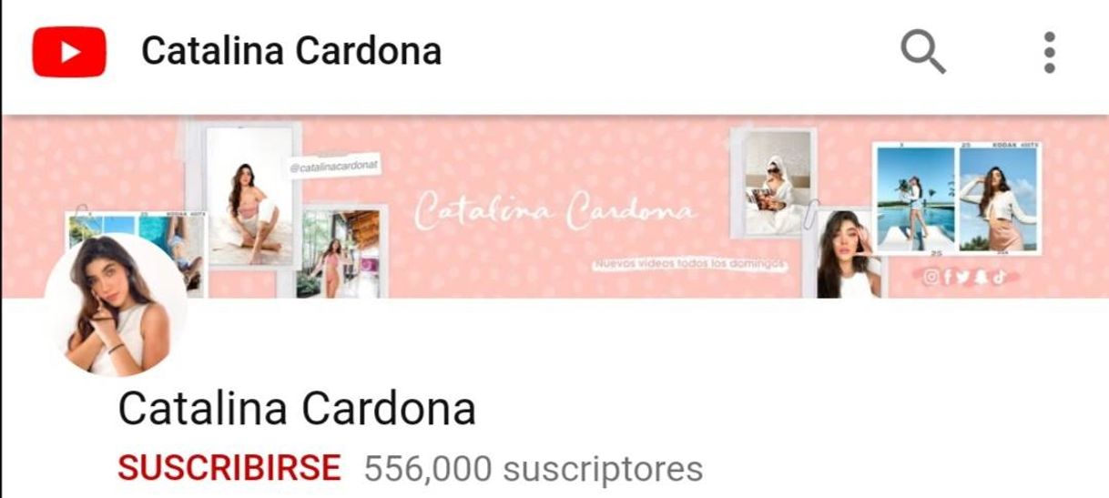 Social Canal de Youtube 