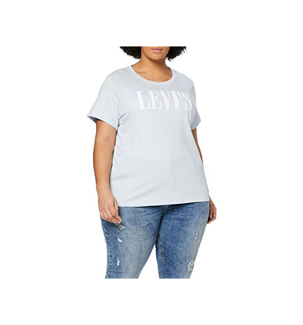 Moda Levi's Plus Size tee Camiseta, Azul