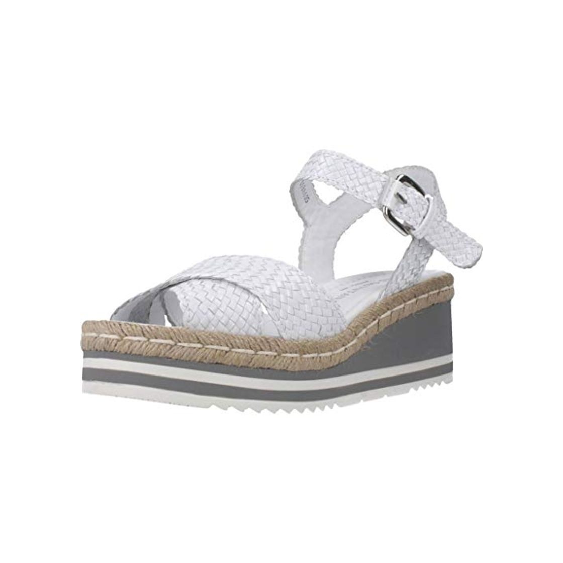 Moda Pons Quintana Sandalias Chanclas Mujer 8383 000 para Mujer Blanco 36 EU