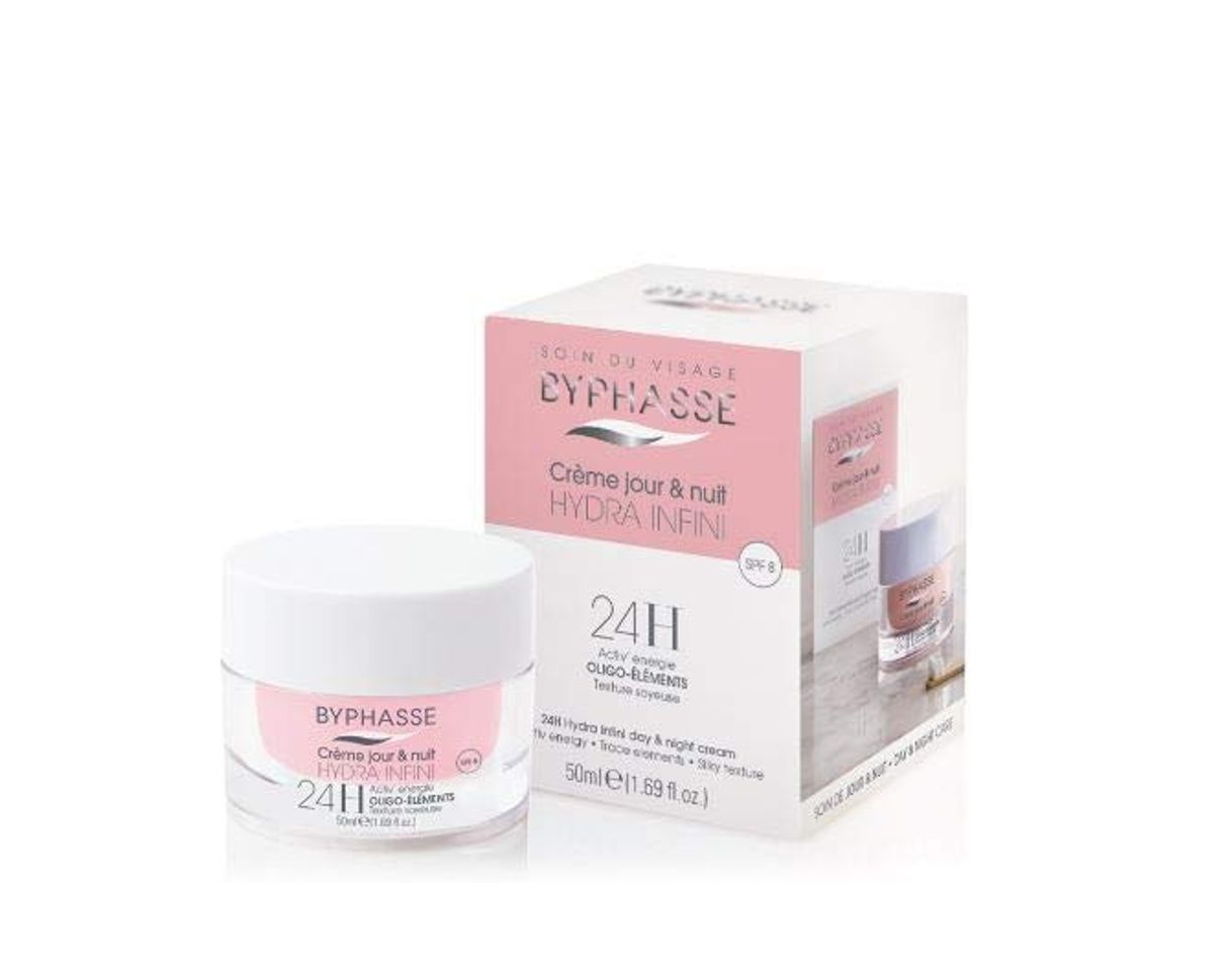 Belleza byphasse crema Hydra infinito 24h día/noche - Lote de 2