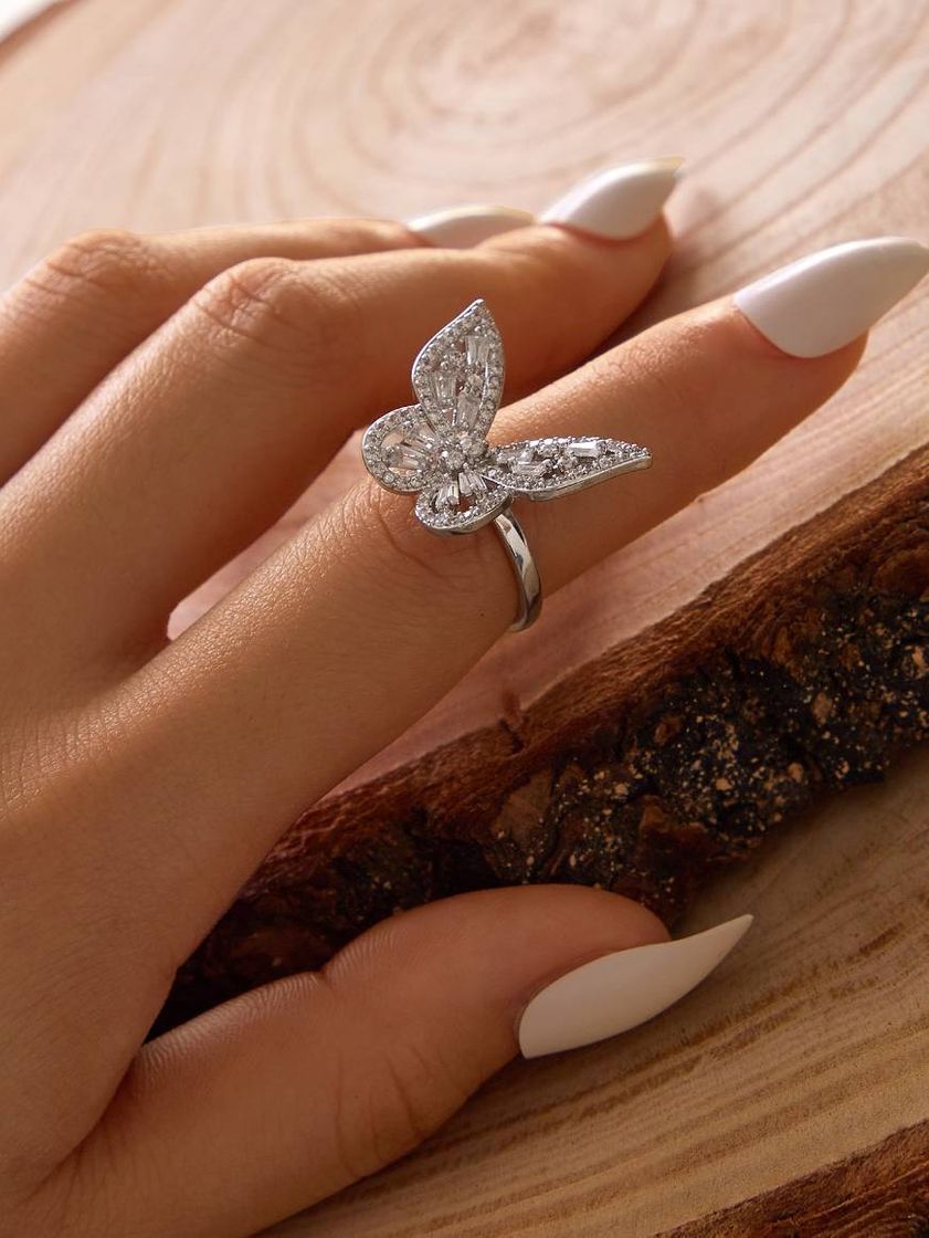Social Anillo con mariposa