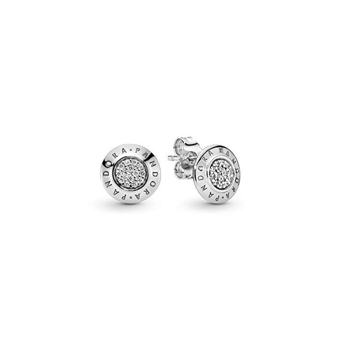 Product Pandora Pendientes de botón Mujer plata