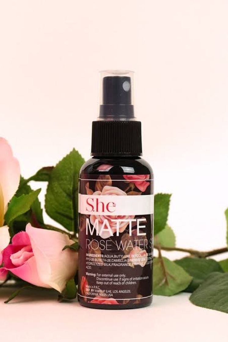 Producto She Matte Rose Water Spray