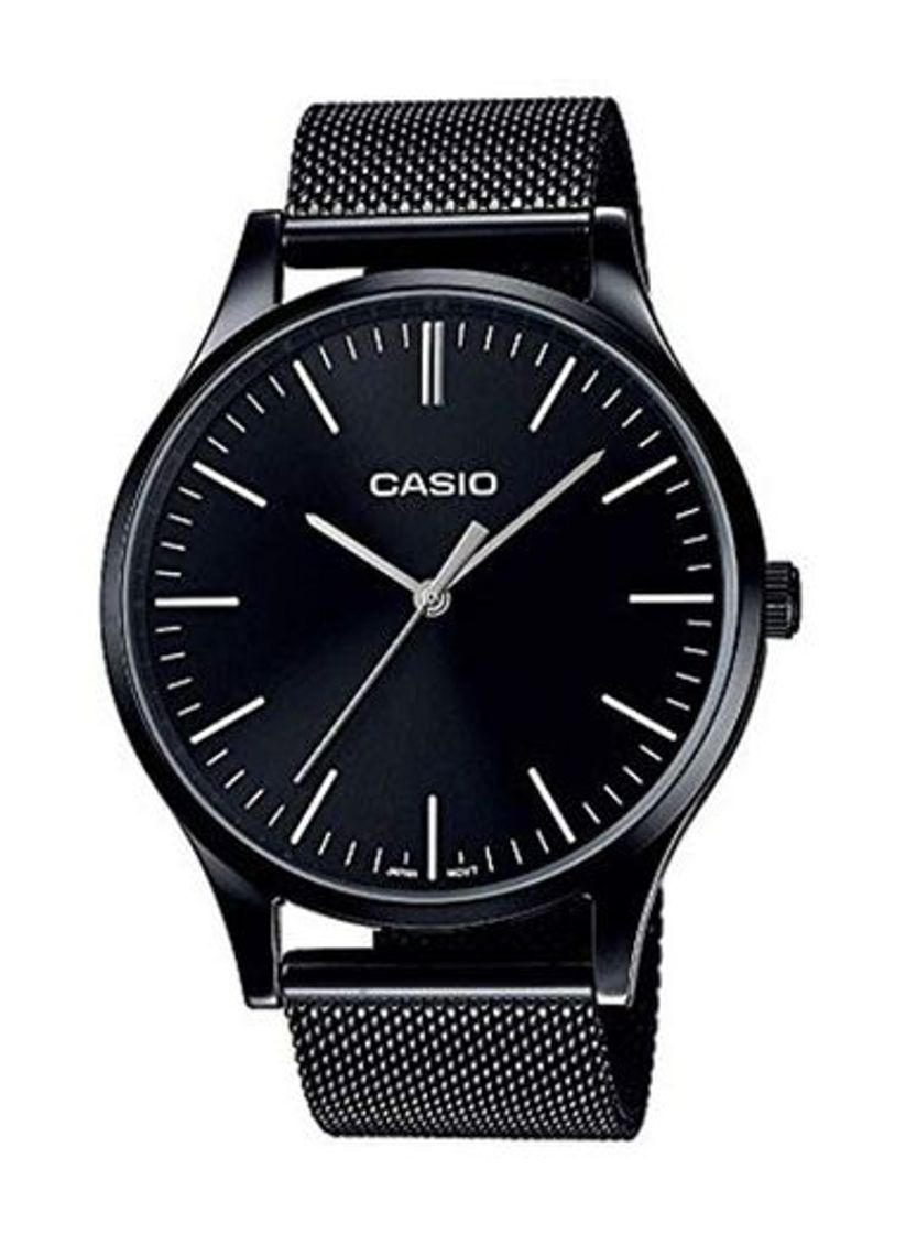 Social Casio Reloj Analogico para Unisex de Cuarzo con Correa en Acero Inoxidable