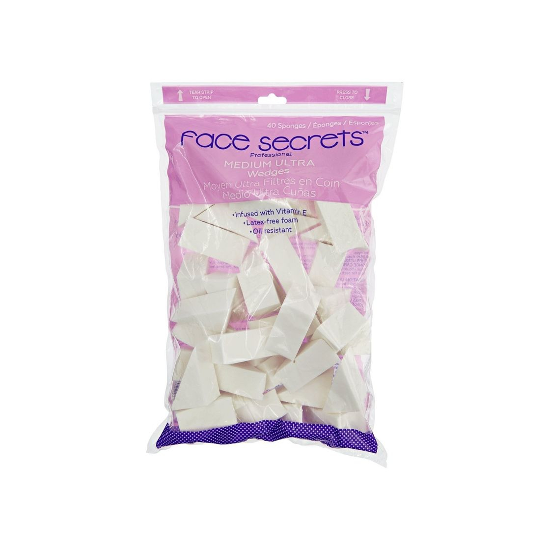 Social Esponjas Maquillaje Triangulares Face Secrets C