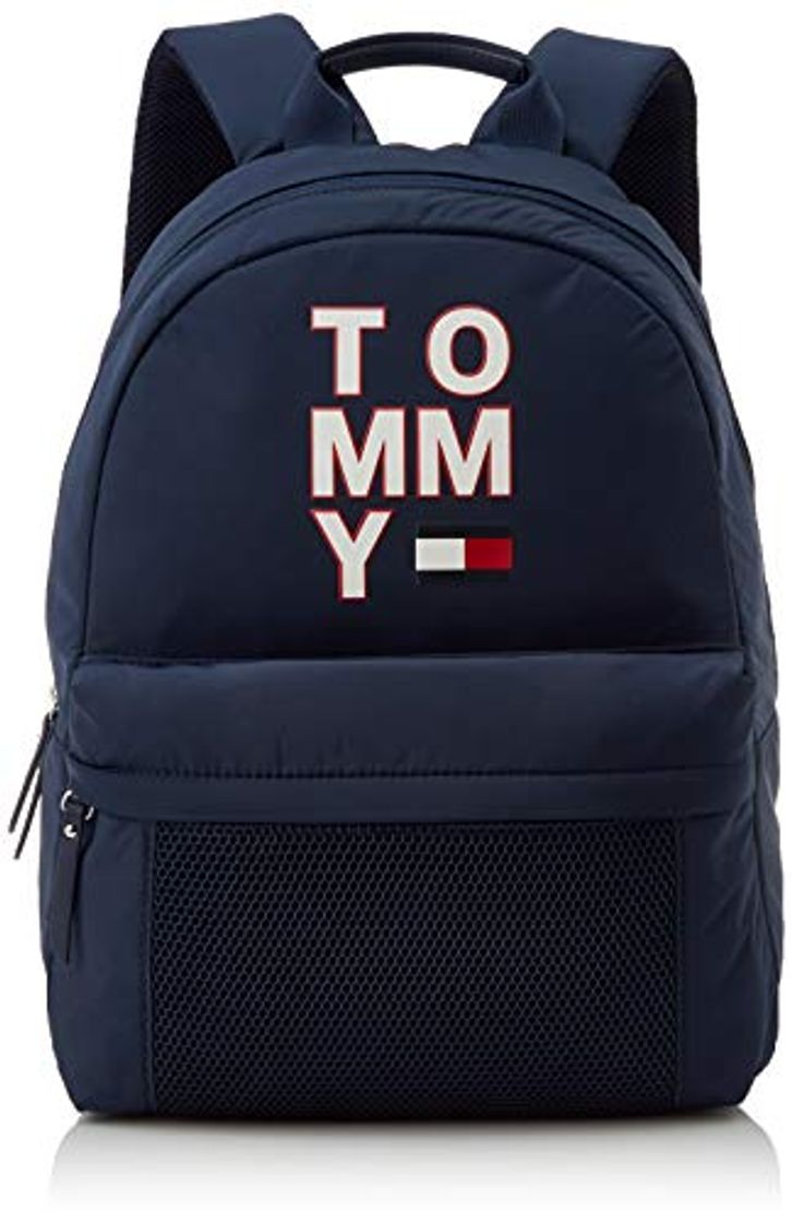 Social Tommy Hilfiger - Th Kids Backpack, Bolso Unisex Niños, Negro