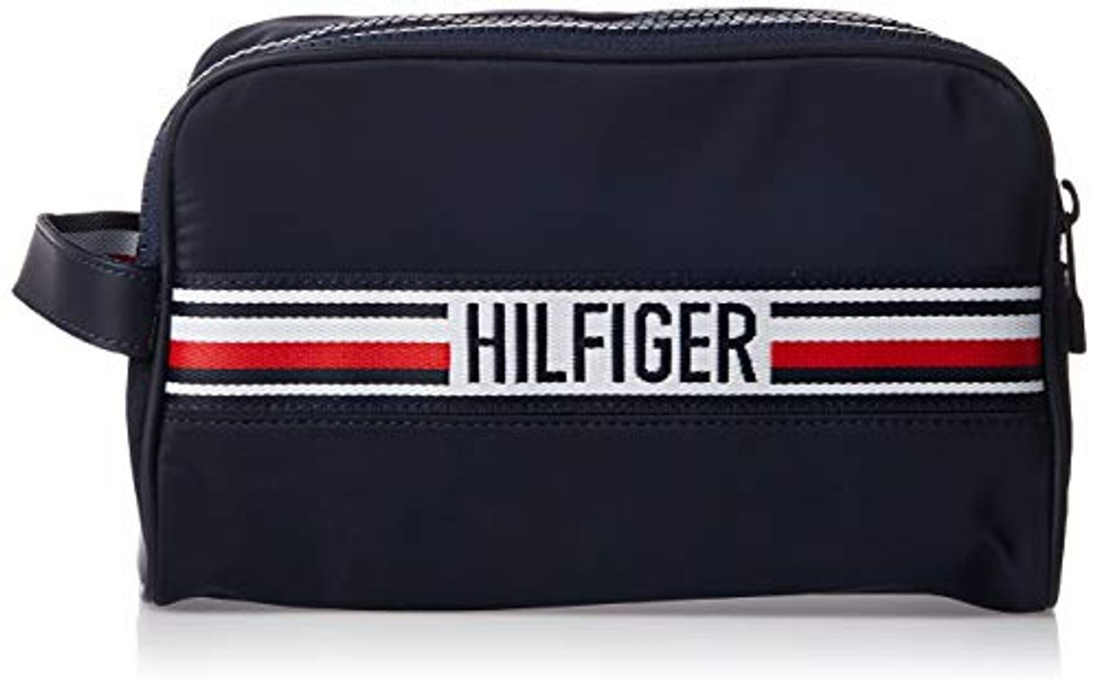 Moda Tommy Hilfiger Firma Cinta Doble Bolsa para Colada