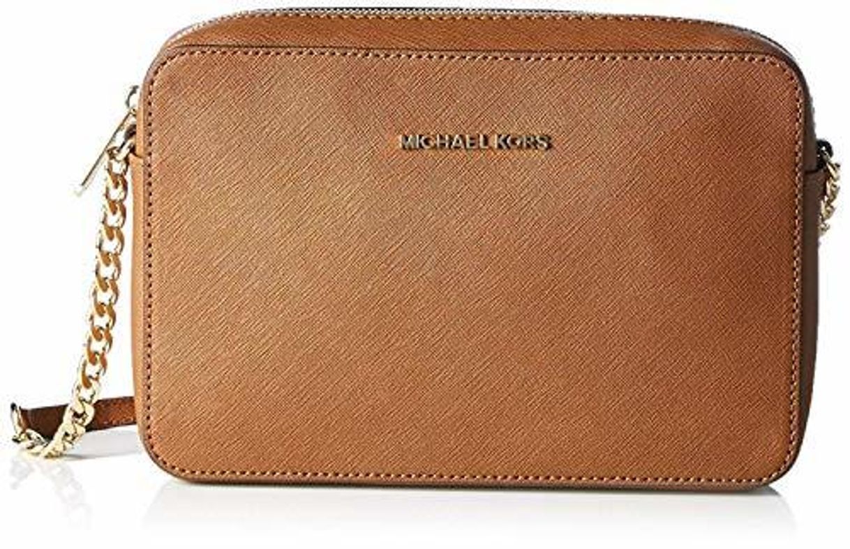 Social Michael Kors Cartera Cruzada Este Oeste para Mujer Grande Marrón