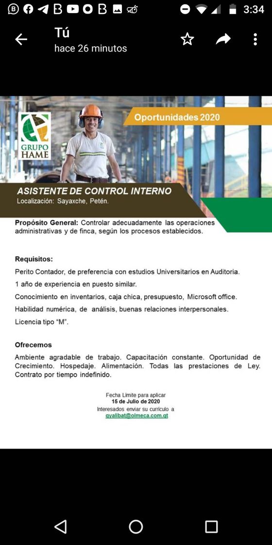 Fashion Asistente d control interno