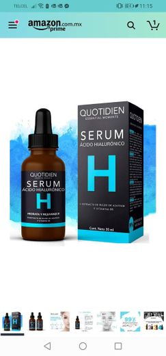 Serum humectante con ácido hialurónico 