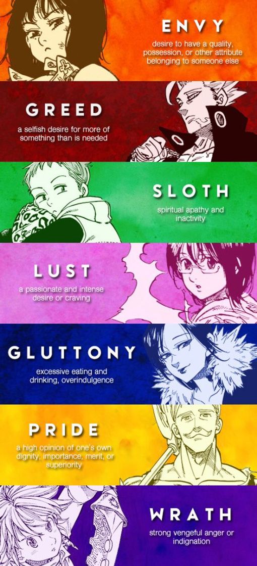 Serie 7 Deadly Sins