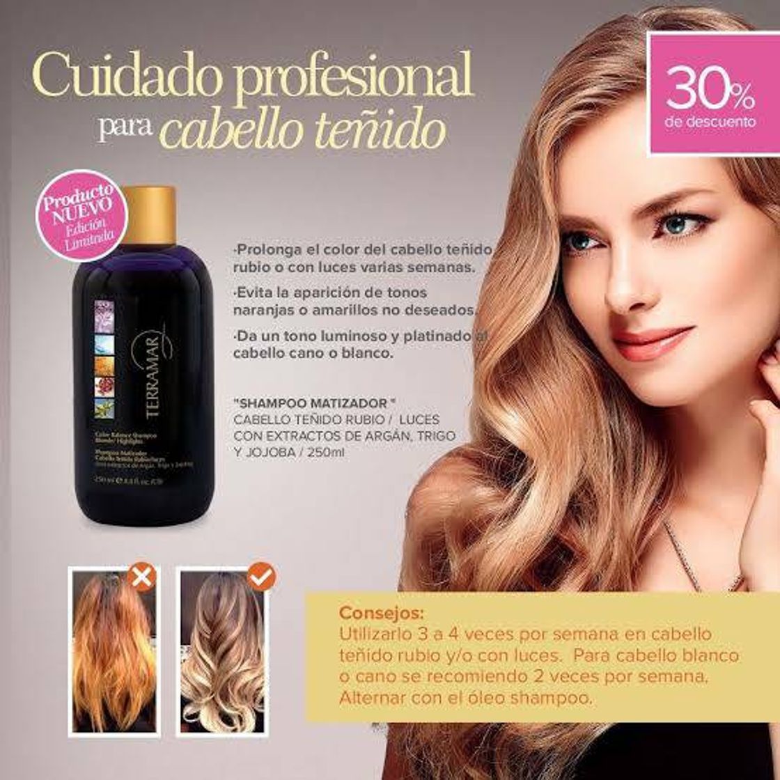 Moda Shampoo matizador para cabello teñido 