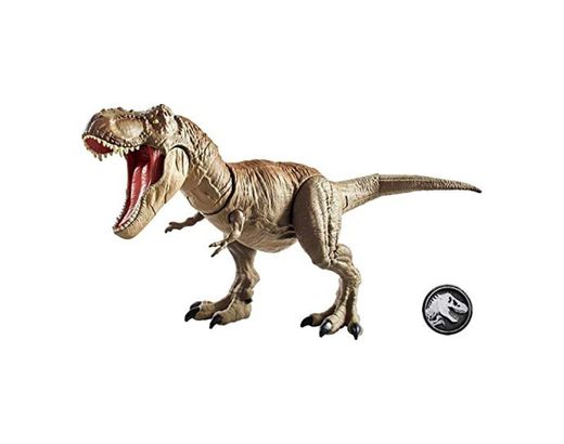 Jurassic World Toys T-Rex Mega-Ataque, dinosaurio de juguete