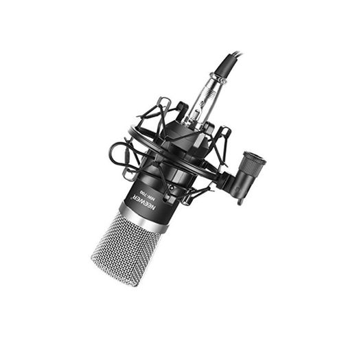Neewer NW-700 - Juego profesional de micrófono condensador NW-700 + soporte antigolpes