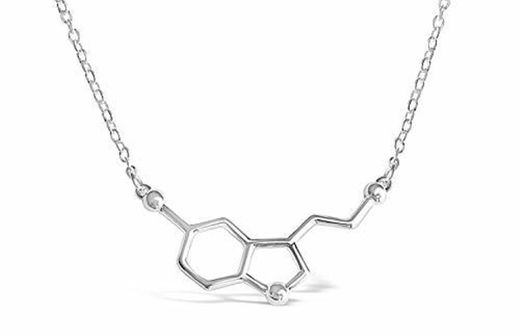 BGTY Happiness Serotonin Molecule collar para mujer