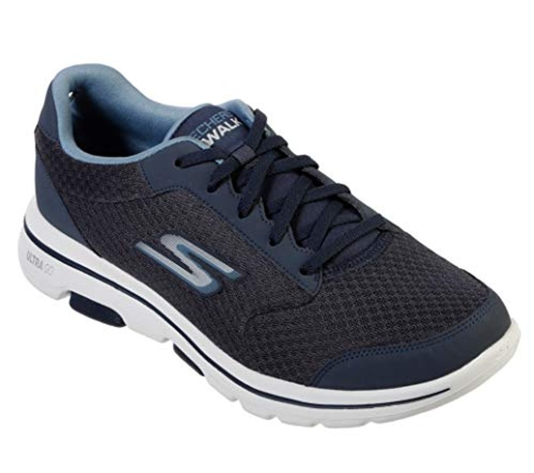 Moda Skechers Men's Go Walk 5 Qualify Trainers, Blue