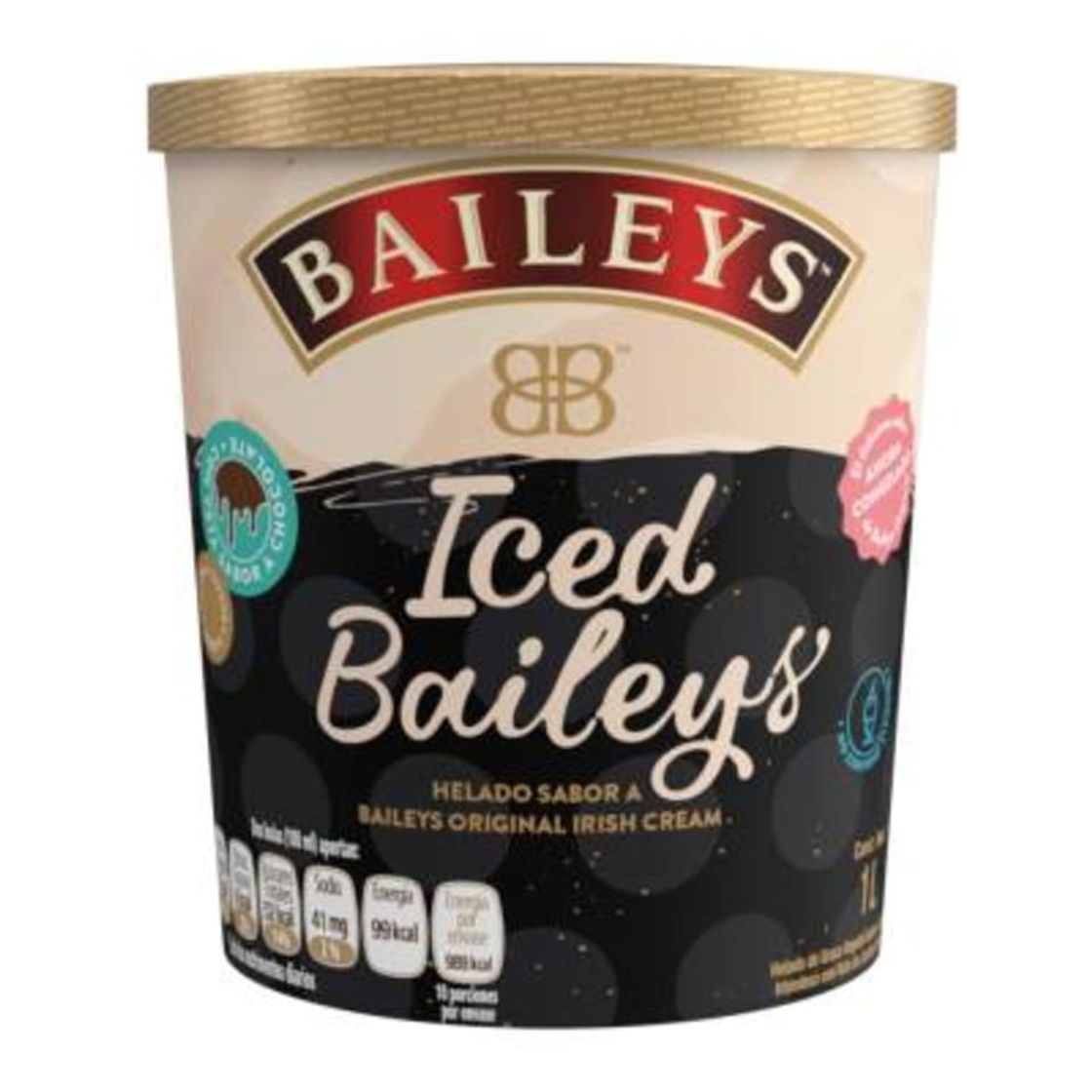 Product Helado Baileys Sabor Licor de Crema Irlandesa