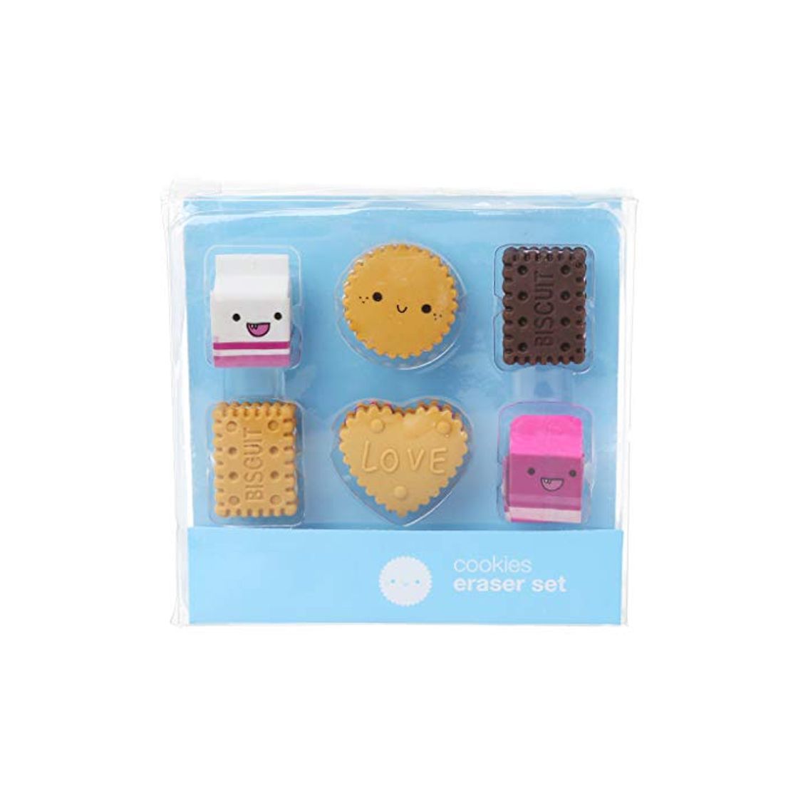 Social Tandou 6pc/set Gomas de Borrar Kawaii Regalo Material Escolar
