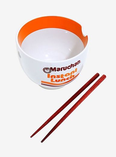 Maruchan Ramen Bowl with Chopsticks