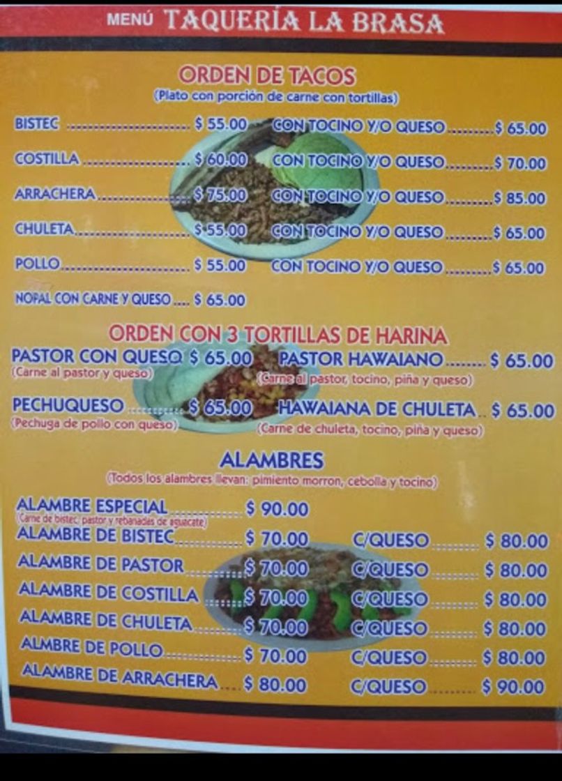 Restaurantes Taqueria La Brasa