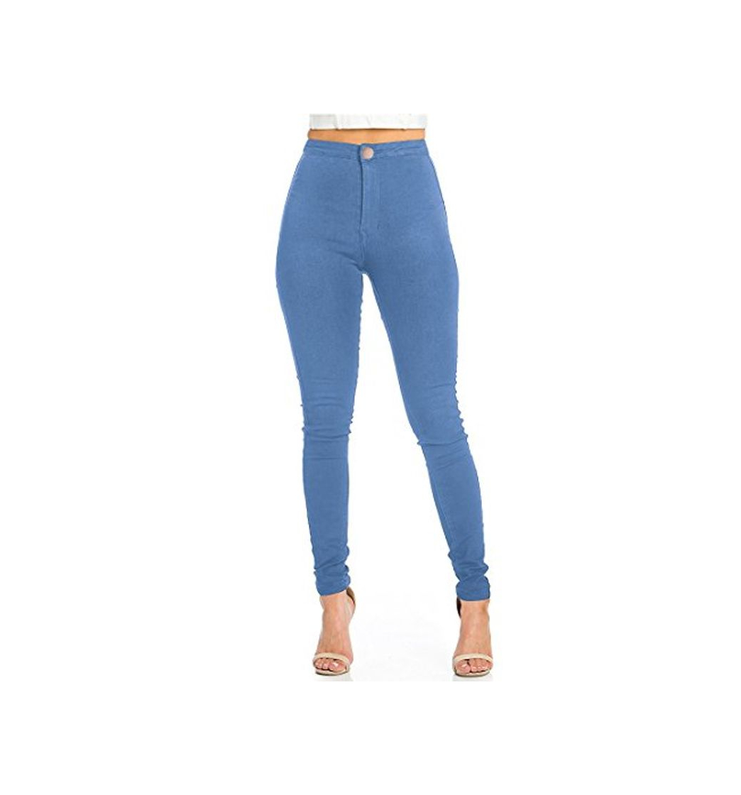 Social EASTDAMO Vaqueros Mujer Push Up Tejanos Mujer Cintura Alta Pantalones Pitillos Elasticos