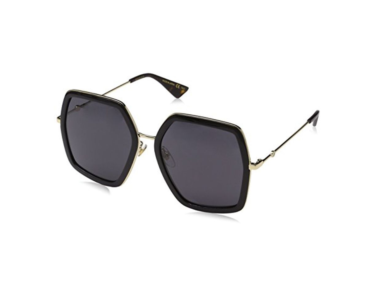 Social Gucci GG0106S 001 Gafas de sol, Negro