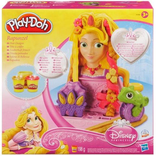 Play-Doh - Princesa Rapunzel: diseños de cabellos