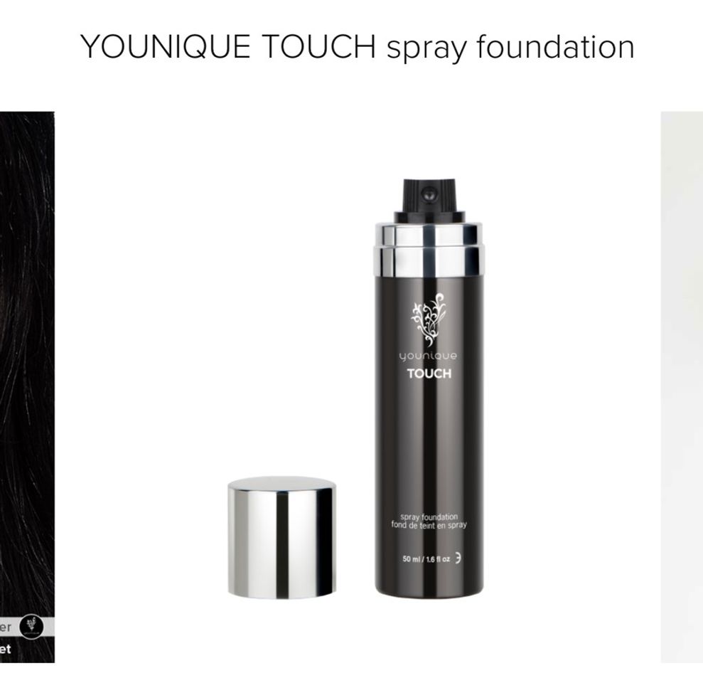 Moda Base/Foundation.   Base en spray de la marca Younique