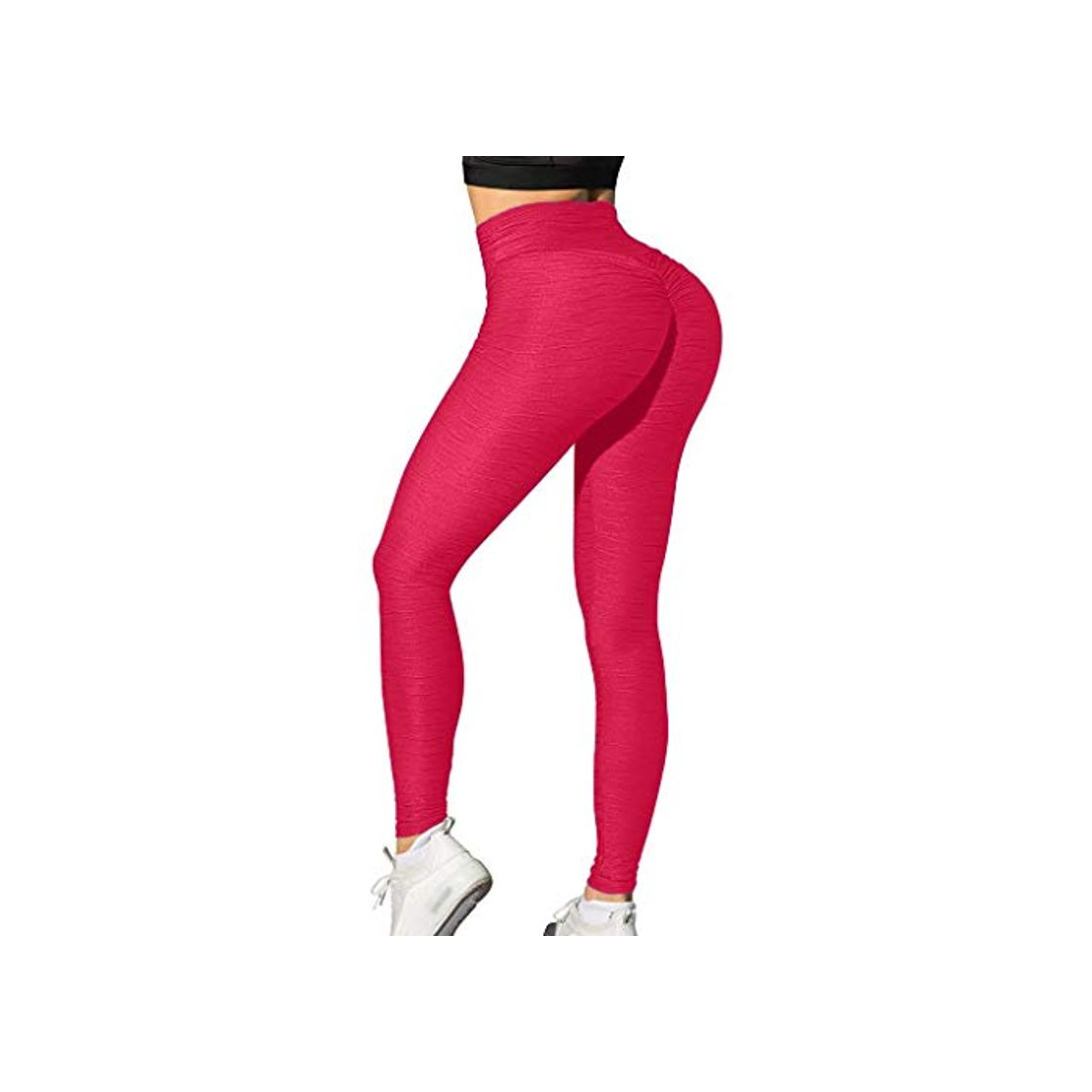 Fashion Pantalones Yoga Mujer Leggins Pantalones Deportivos Mallas Pantalones Deportivos Yoga de Alta Cintura Elásticos y Transpirables para Running Fitness con Elásticos Fannyfuny