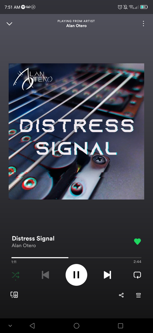 Canciones Distress signal