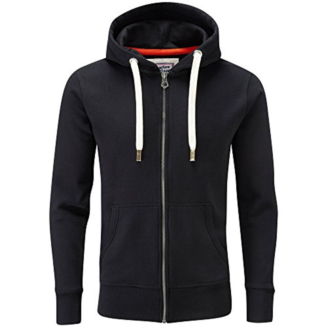 Fashion Charles Wilson Original Sudadera de Hombre Algodón Premium Capucha Cremallera