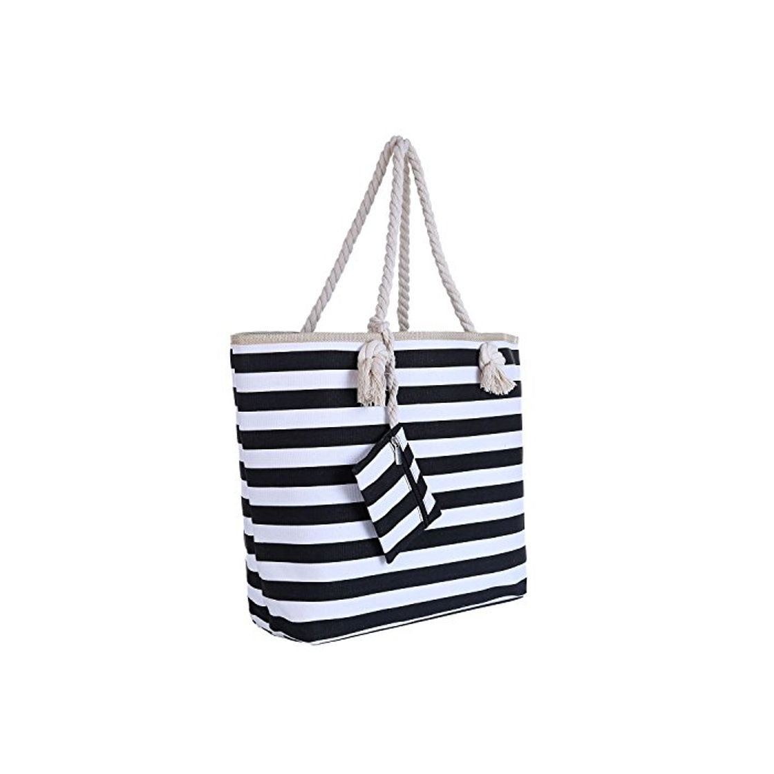 Social Bolsa de Playa Grande con Cremallera 58 x 38 x 18 cm