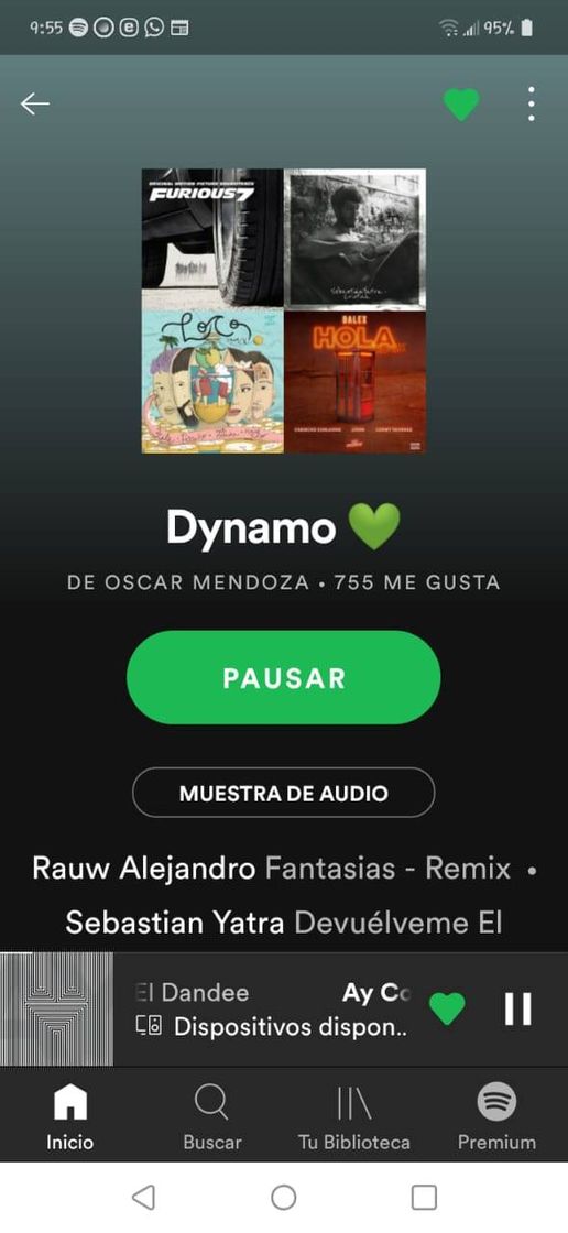 Music Apoyen a esta playlist que está sonando 💚