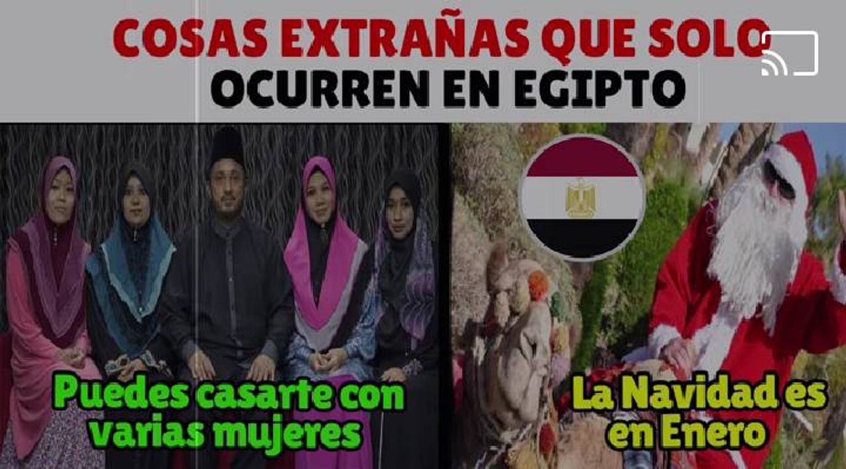 Moda Egipto cosas extrañas