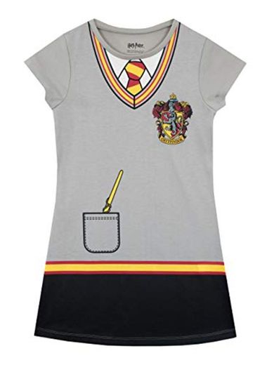 HARRY POTTER Camisón para Niñas Gryffindor Gris 6