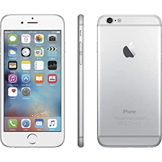 Apple iPhone 6 Plata 16 GB (Renewed)

