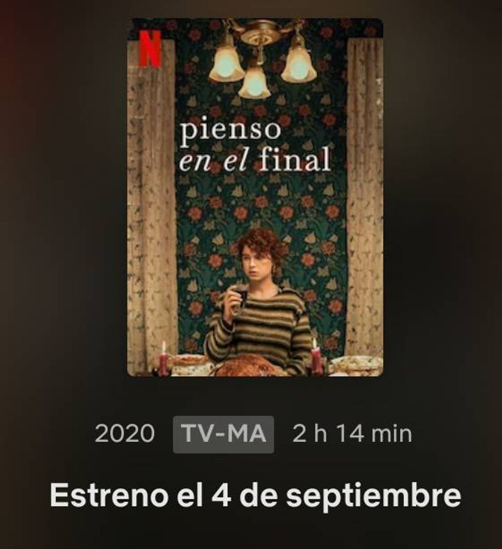 Social Pienso en el final (I’m Thinking of Ending Things)

