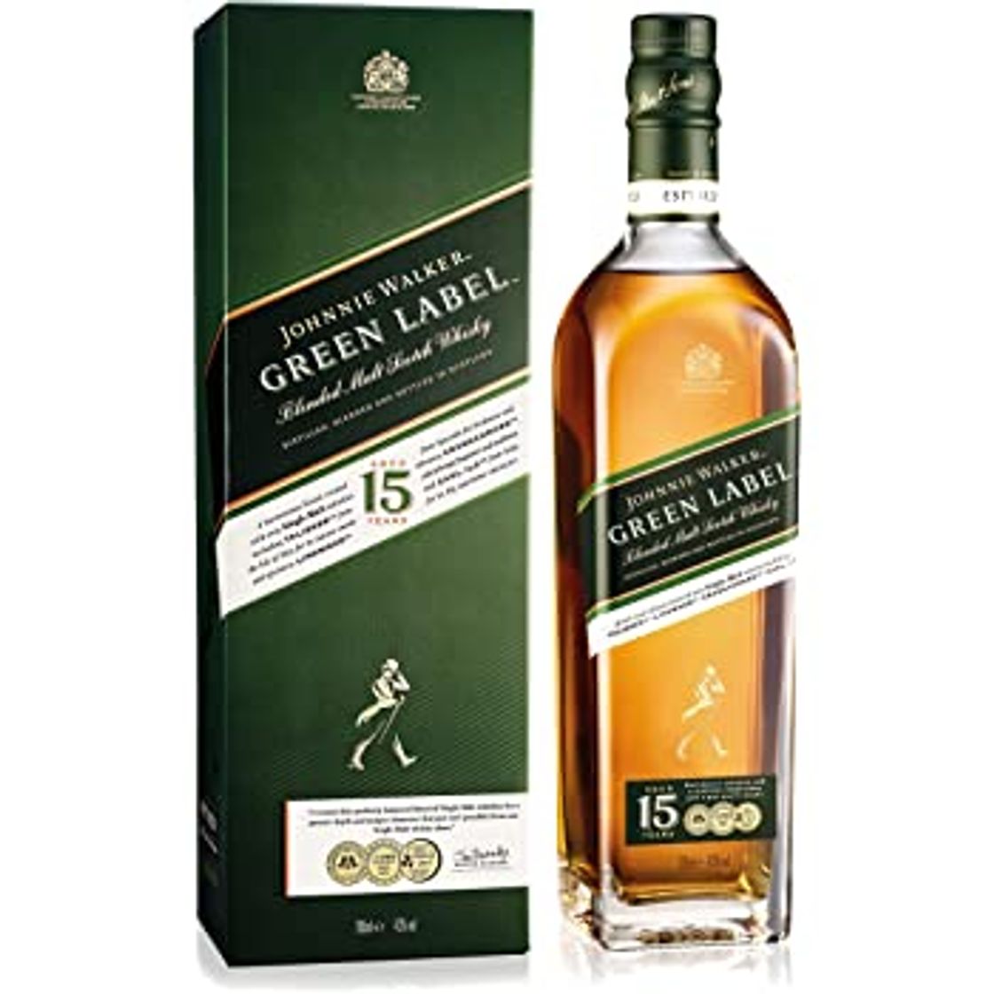 Moda Whisky Johnnie Walker Green Label 15 años 700 ml 