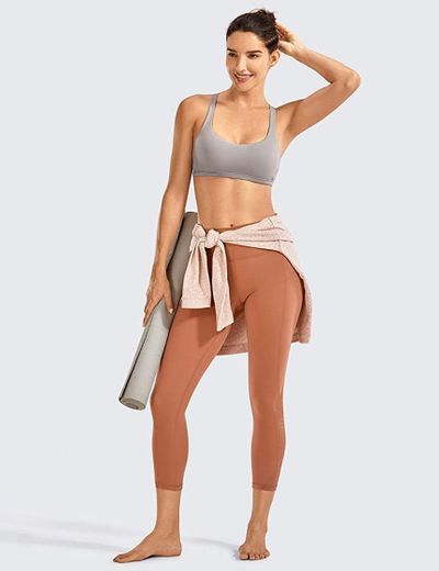 CRZ YOGA Sujetador Deportivo Yoga para Mujer Ejercicio Fitness Ropa Interior Stripe Multi 1 M
