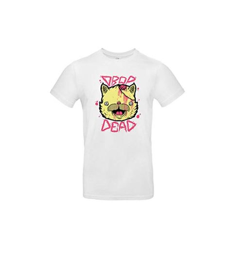 TsForYou Camiseta Drop Dead 1 Bianco S