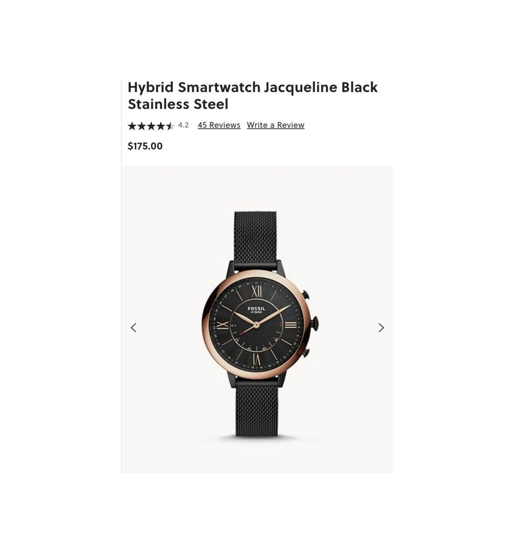 Product Fossil Smartwatch FTW5018