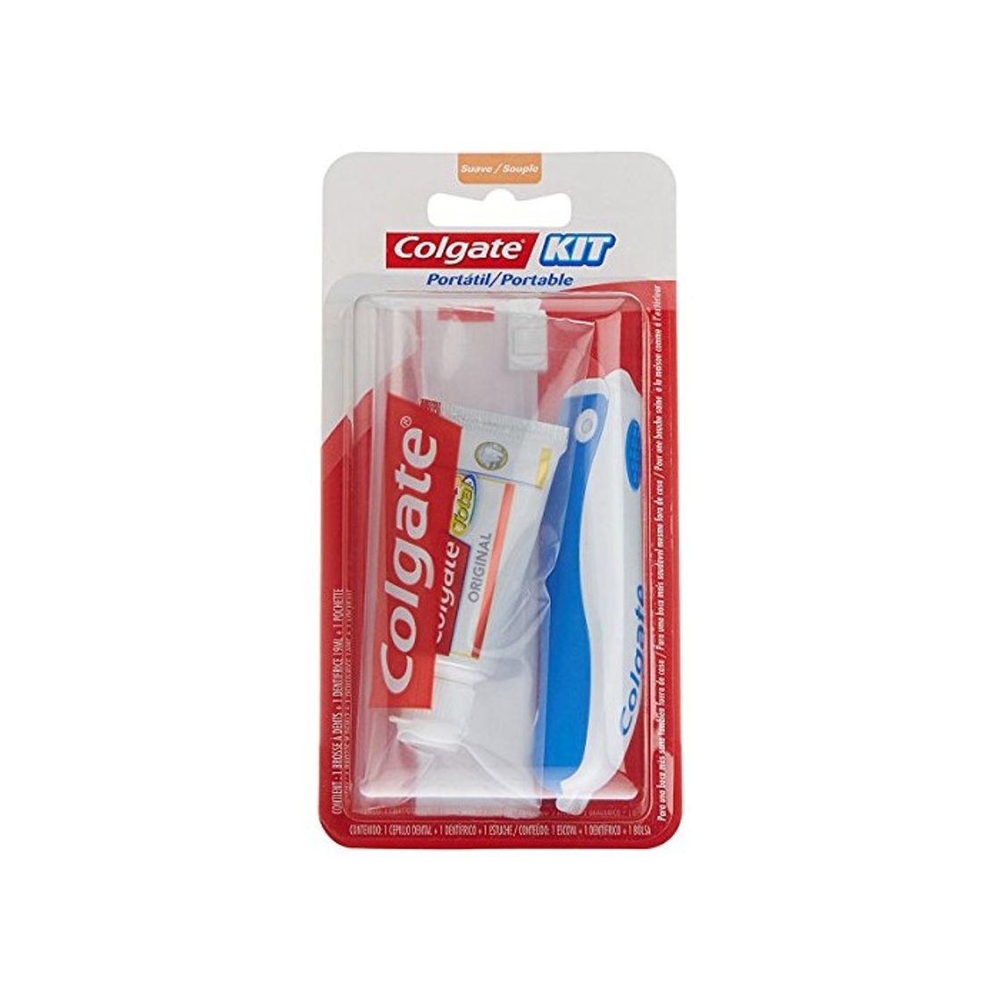 Belleza COLGATE kit viaje cepillo y crema dental