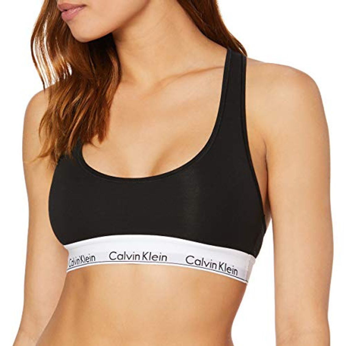 Product Calvin Klein 0000F3785E, Sujetador Deportivo para Mujer, Negro