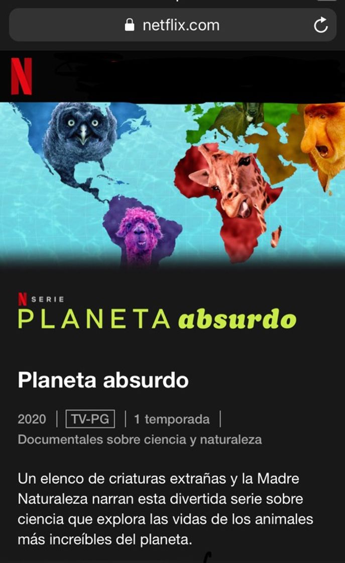 Serie Un planeta absurdo