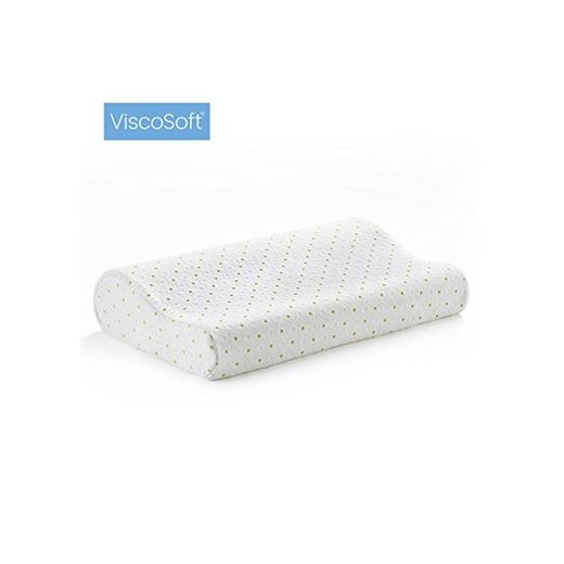 ViscoSoft Bamboo Ergo Memo – Almohada de confort Premium