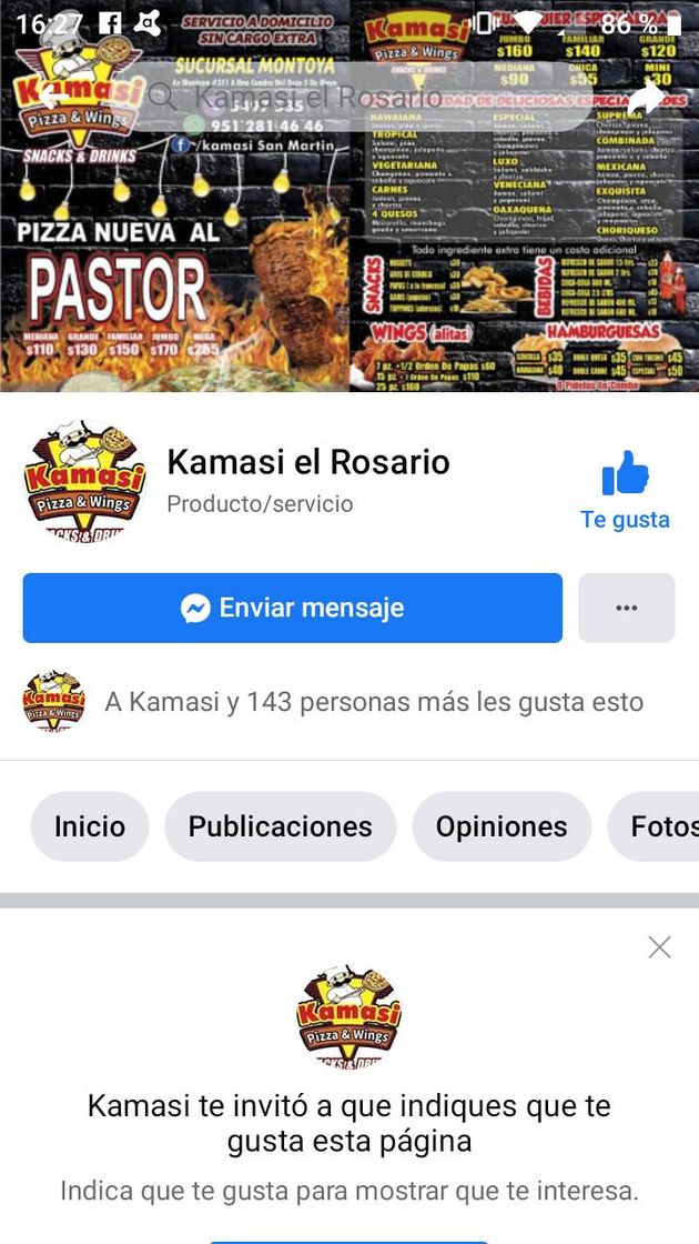 Restaurants De las mejores pizzas al pastor