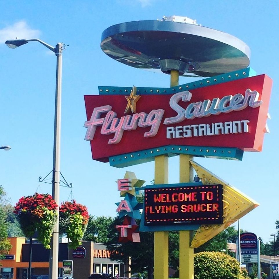 Restaurants Flying Saucer Restaurant