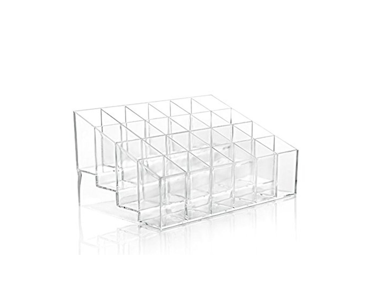 Producto Leisial 24 Soporte para Pintalabios Clara Acrílico Cosméticos Organizador Caso Transparente Cosméticos